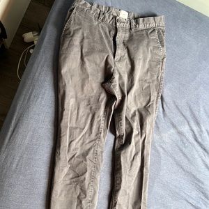 Mens HM Slim Fit Grey Khaki Pants